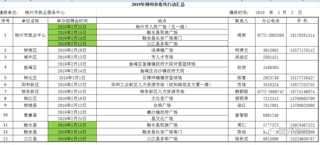 柳州市2024年招聘会时间表,柳州2024招聘会最新招聘通知