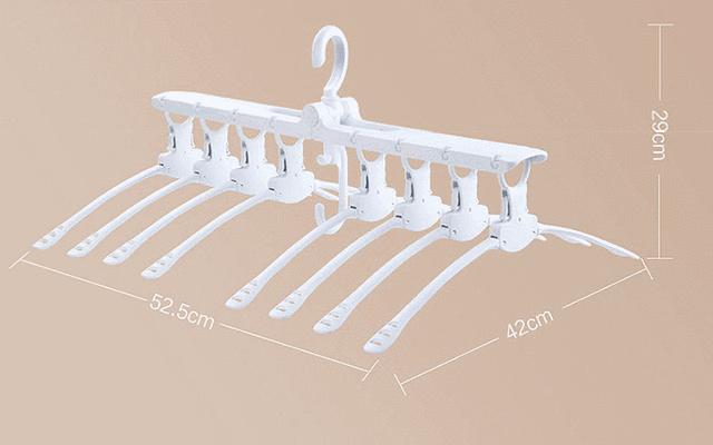 实用衣架挂钩,魔术衣架可折叠便携式多功能衣架