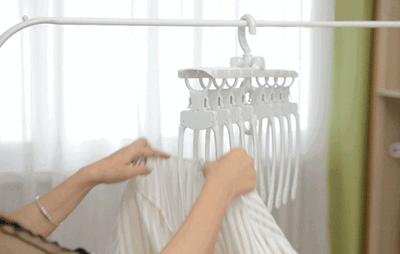 实用衣架挂钩,魔术衣架可折叠便携式多功能衣架