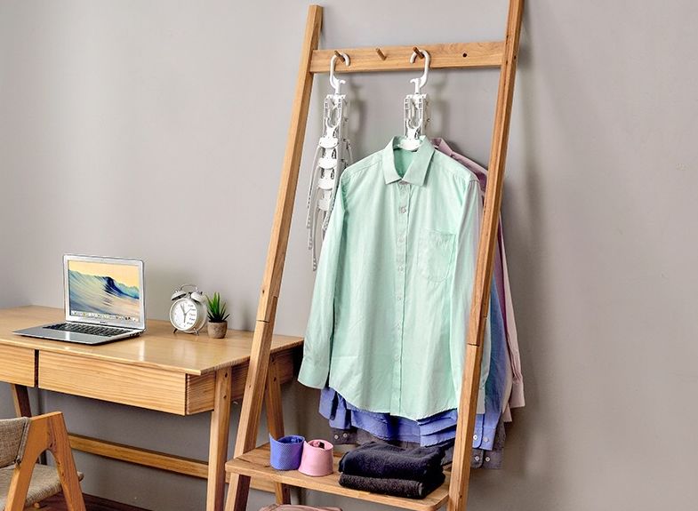 实用衣架挂钩,魔术衣架可折叠便携式多功能衣架