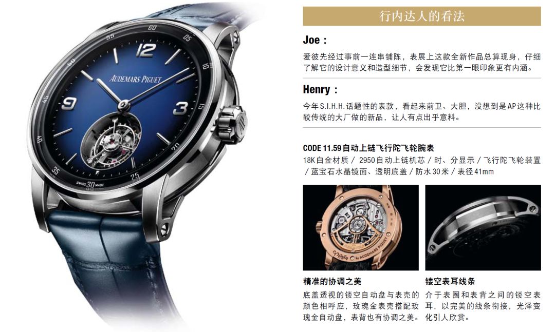 2019S.I.H.H.日内瓦表展新款评介