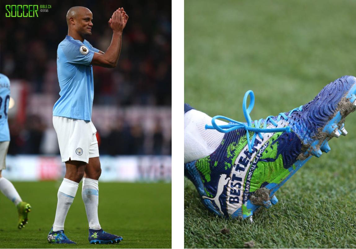 深度合作曼城球员换上定制版PUMA战靴