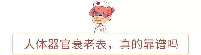 人体器官衰老时间表2021年9月,中老年人身体器官衰老