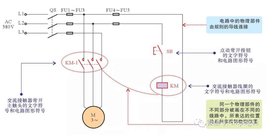 电工电路图元器件认识大全图解,电工电路的识图规律与技巧
