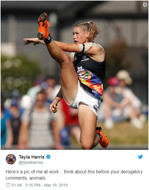 澳女球星射门照遭“键盘侠”网络*力暴**：这是*虐性**待