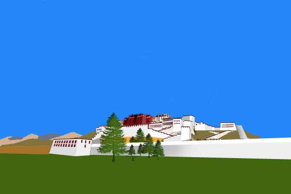 拉萨日光城的由来,拉萨为啥日光多