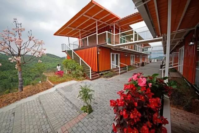 集装箱式民宿推荐,福建特色树屋民宿度假屋结构