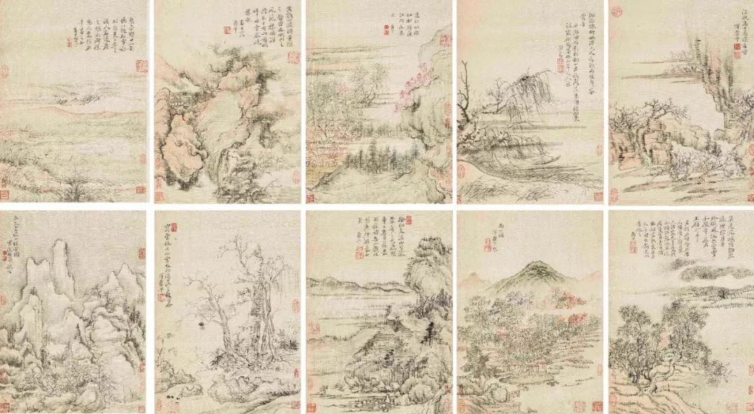 海外藏家藏中国古字画,邦瀚斯书画作品欣赏
