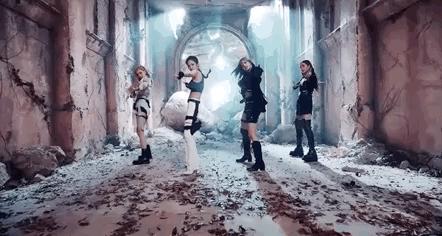 blackpink第二套衣服,blackpink一键变装原视频