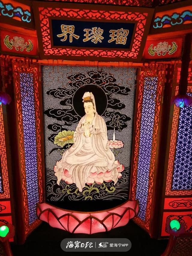 独具匠心！海宁90后小伙针刺千万余针做了一件灯彩