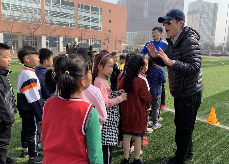 到四所学校进行组队选拔，俱乐部深耕滨海新区人才培养