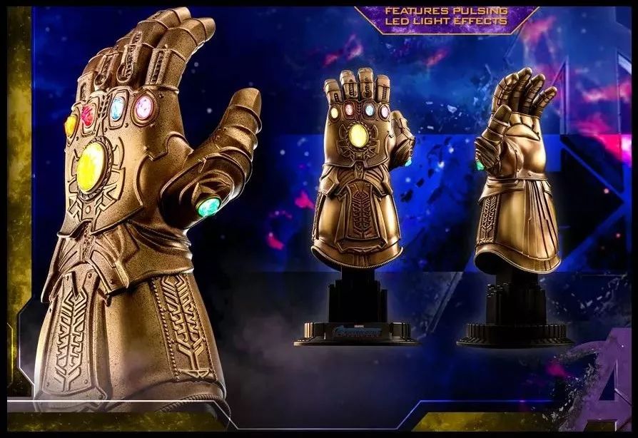 hottoys灭霸无限手套1:4,灭霸的无限手套开箱视频