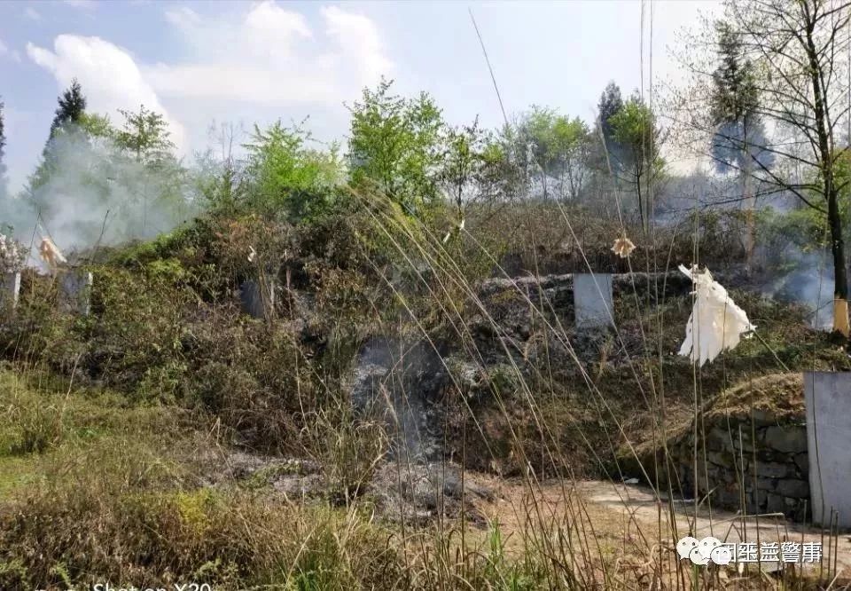 上坟引发山火赔偿案例,叔侄二人祭祀烧纸引发山火被判刑