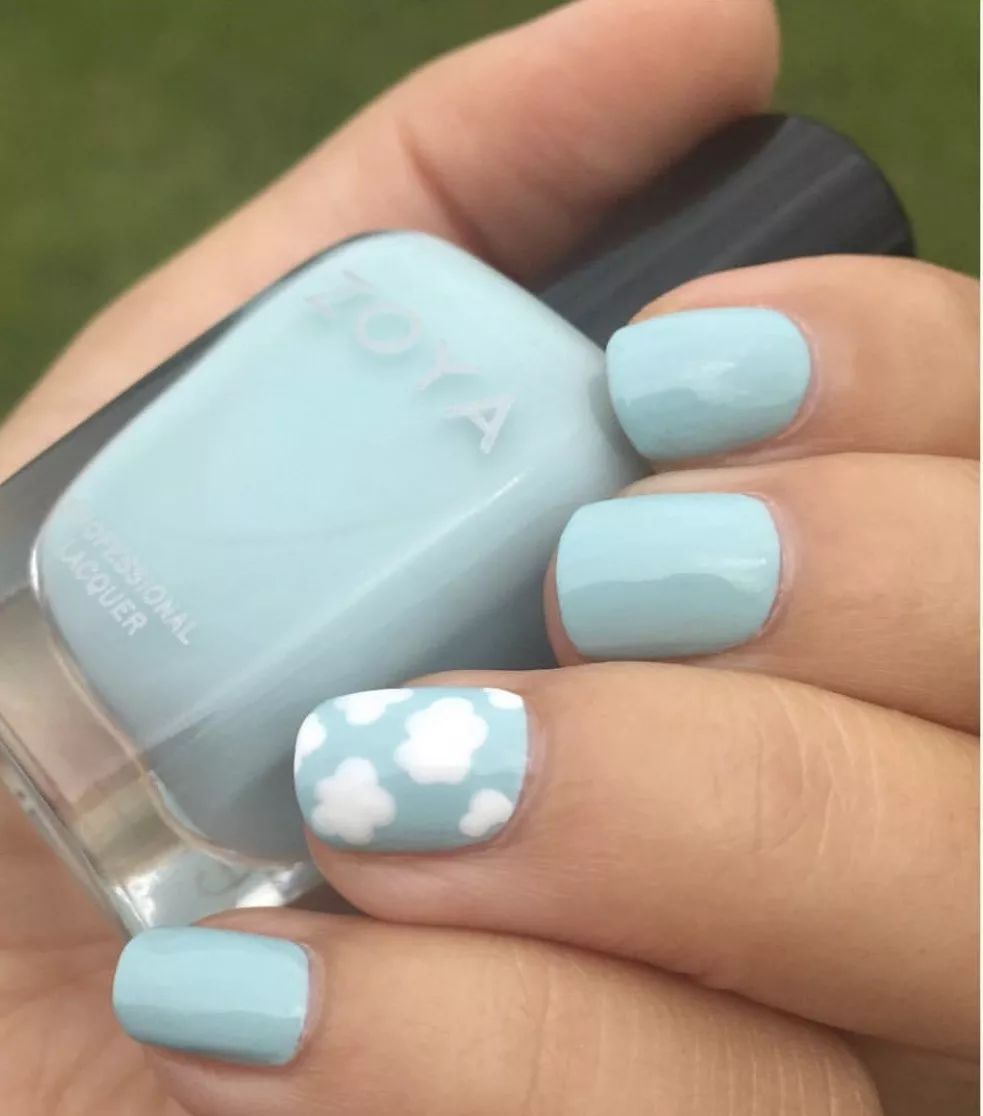 一款又甜又酷的美甲推荐给你们,夏日必备美甲ins风童趣