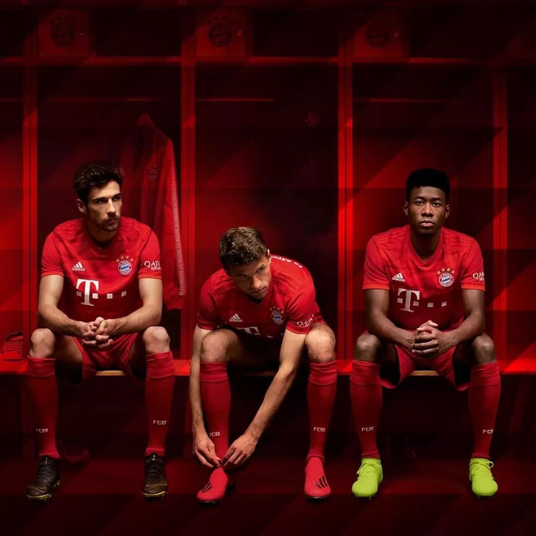 美如画！阿迪达斯发布拜仁慕尼黑19-20赛季主场球衣