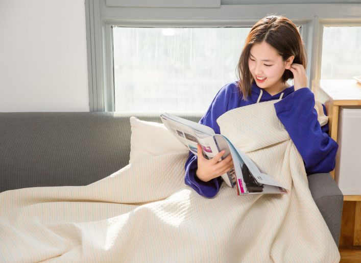 婴幼儿可用夏凉被，0甲醛，裸睡盖它更放心