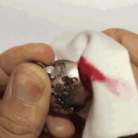 用银饰擦口红的正确方法,用口红擦银饰