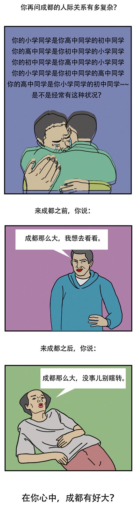 天哪！成都简直太太太太太太大了！