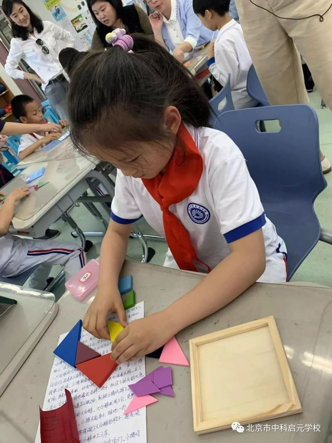 七巧板益智卡片,七巧板情景卡片