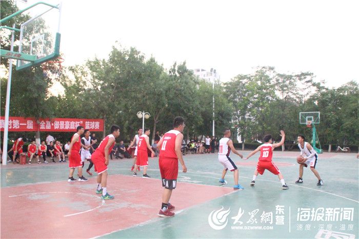 文汇街道辛镇村2019年“金基地产·御景豪庭”杯篮球赛激情开赛