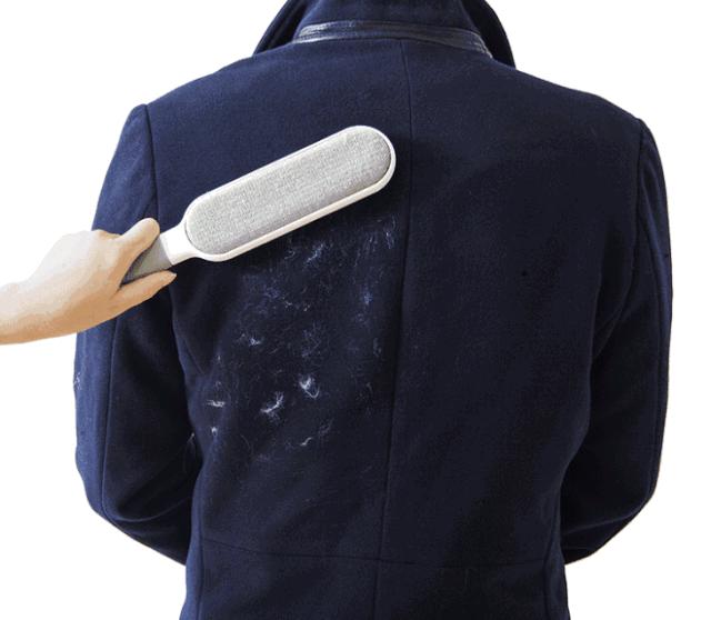 没有粘毛器怎么清理衣服上的浮毛,防止衣物粘毛小妙招