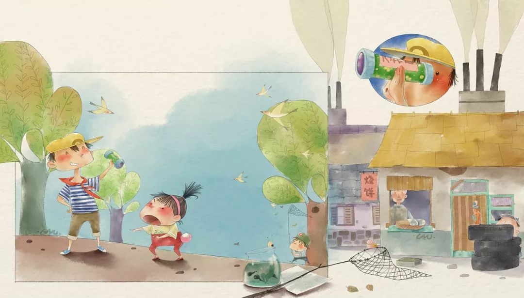 商业儿插绘本「ps板绘仿水彩风」10节课报名啦，绘本的深入绘制