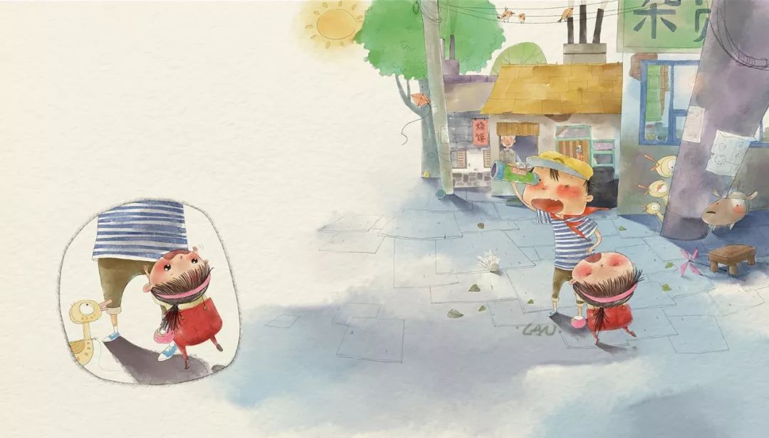 商业儿插绘本「ps板绘仿水彩风」10节课报名啦，绘本的深入绘制