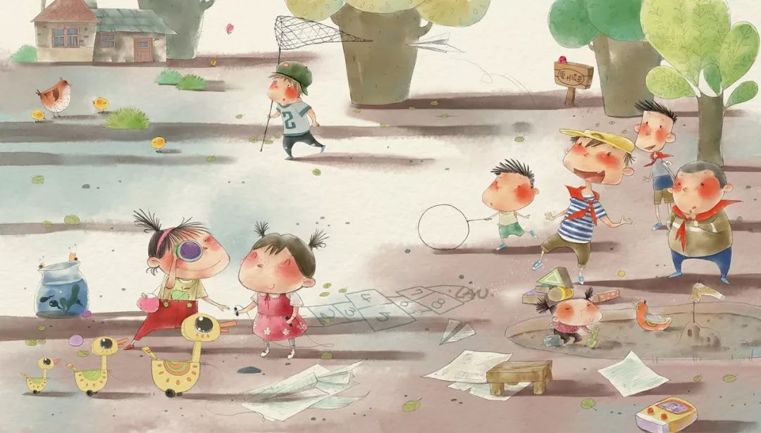 商业儿插绘本「ps板绘仿水彩风」10节课报名啦，绘本的深入绘制