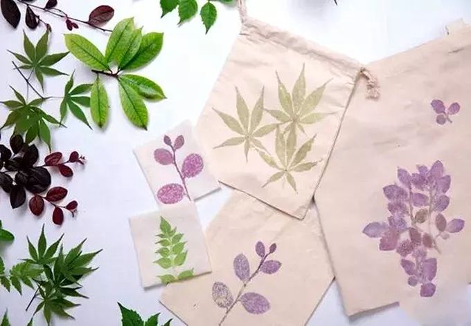 植物染布简单教程,绿色植物扎染怎么做
