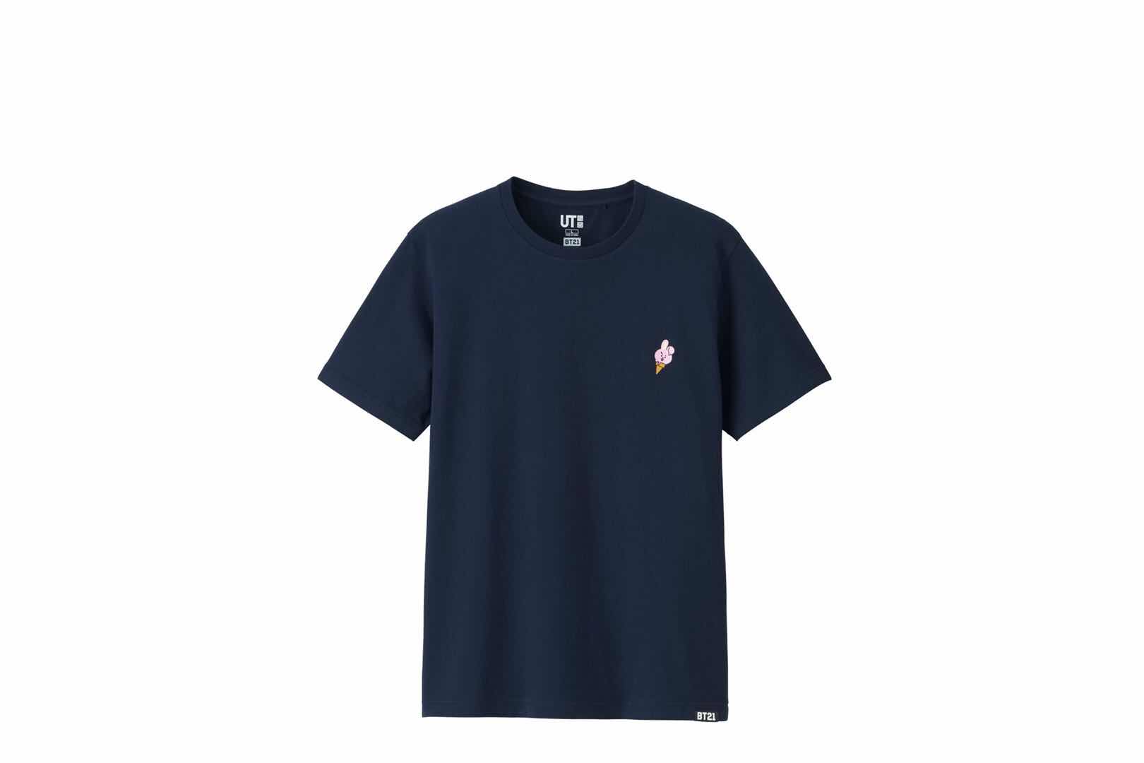 bts卡通形象对应人图片,btst恤优衣库