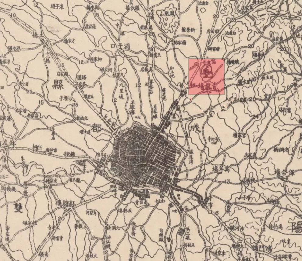 成都历史老照片,成都护城河老照片