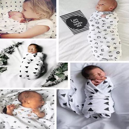 婴儿浴巾面巾,婴儿用的四层纱布浴巾