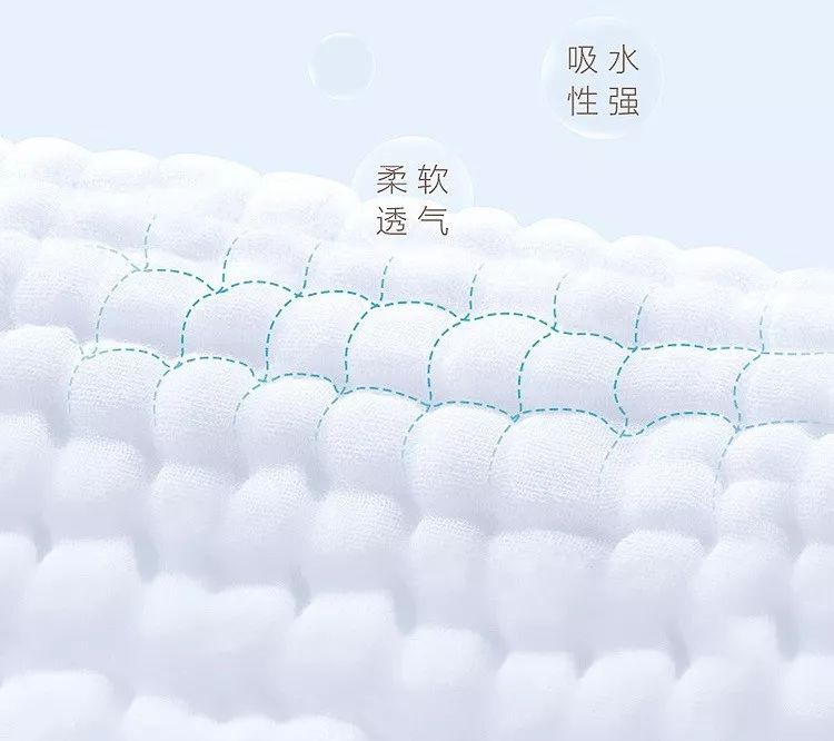 婴儿浴巾面巾,婴儿用的四层纱布浴巾