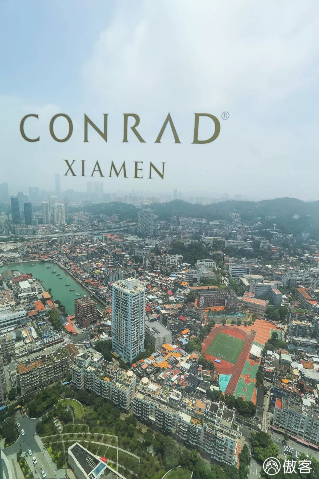 高空看厦门岛全景,厦门空中风景