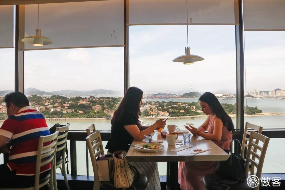 高空看厦门岛全景,厦门空中风景