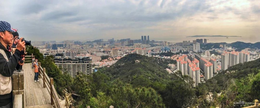 高空看厦门岛全景,厦门空中风景