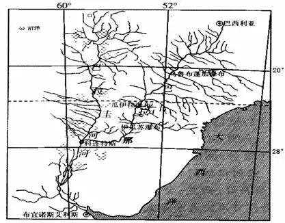 拉普拉塔河巴拉那河河口流量,河流地图哪里找