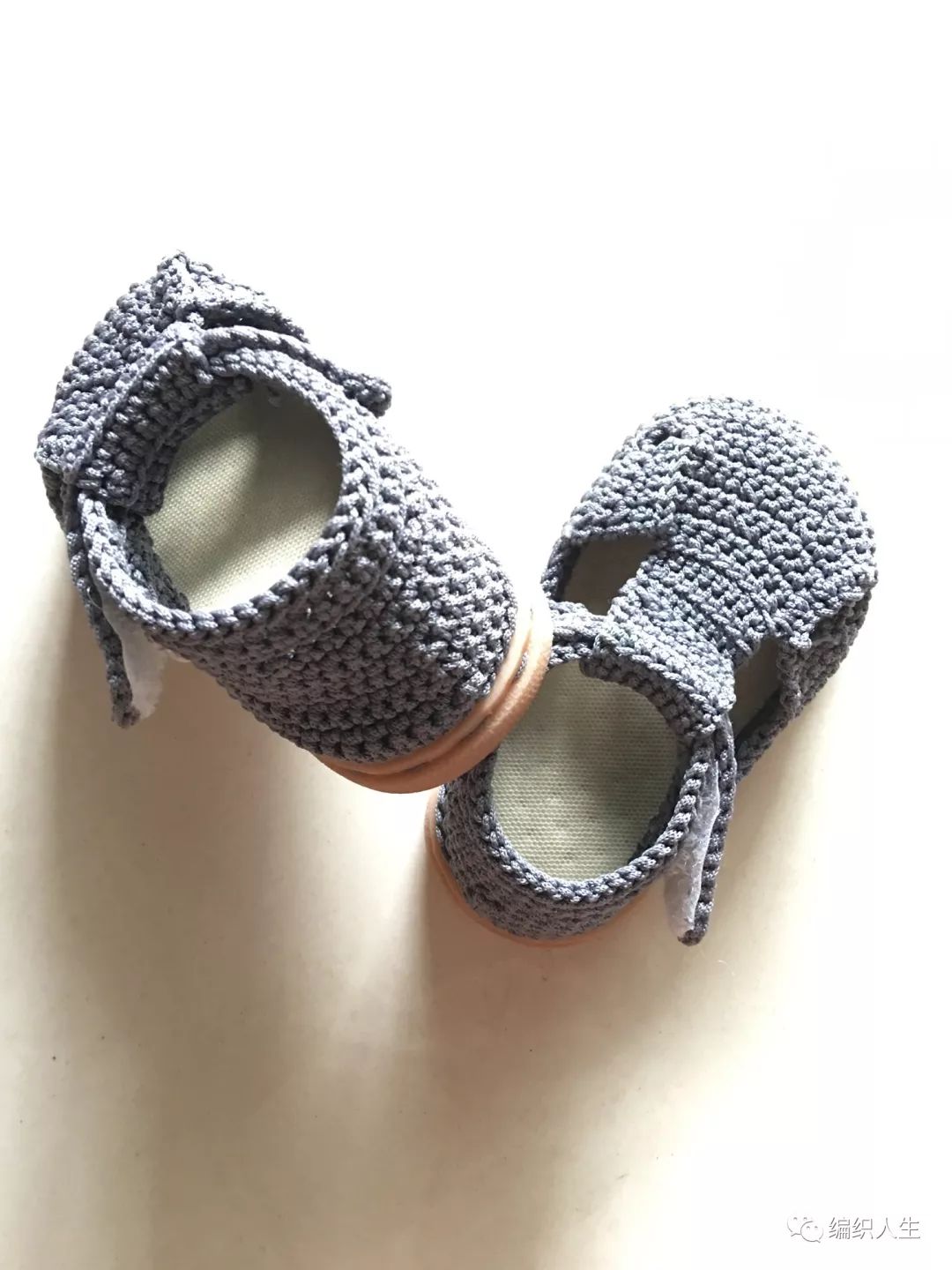 钩针宝宝鞋手工diy,宝宝学步鞋编织教程