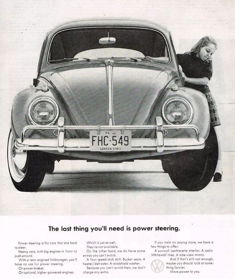 甲壳虫停产广告,甲壳虫经典广告语