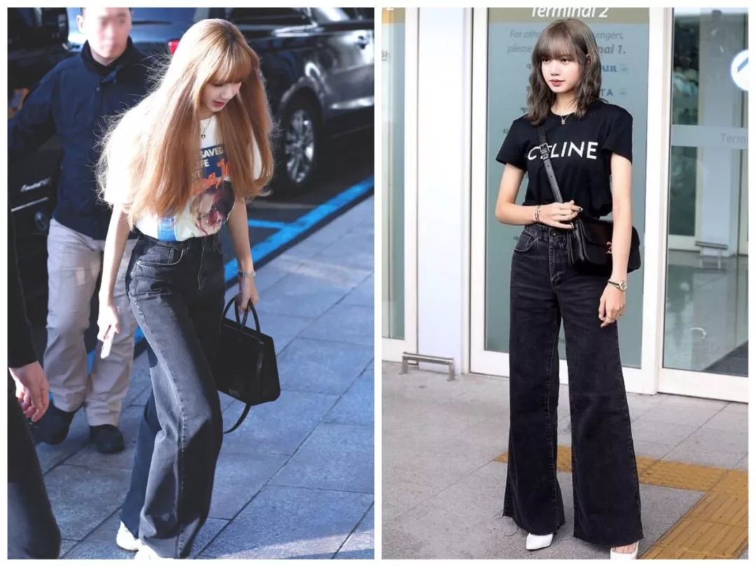 杨幂泫雅风,泫雅机场黑西服穿搭