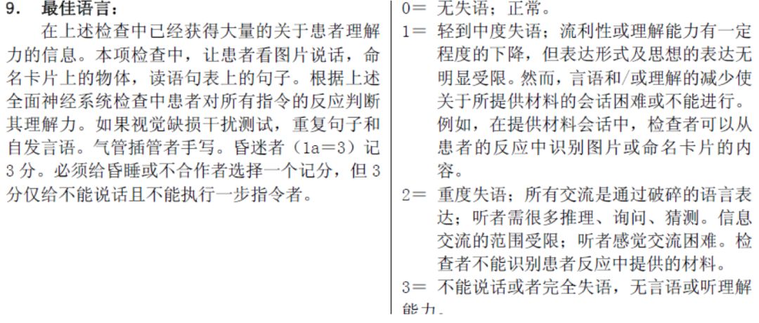 「干货」卒中最常用的NIHSS评分，你用对了吗？