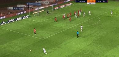 2016中超广州富力3:3上港,富力补时点球完整视频
