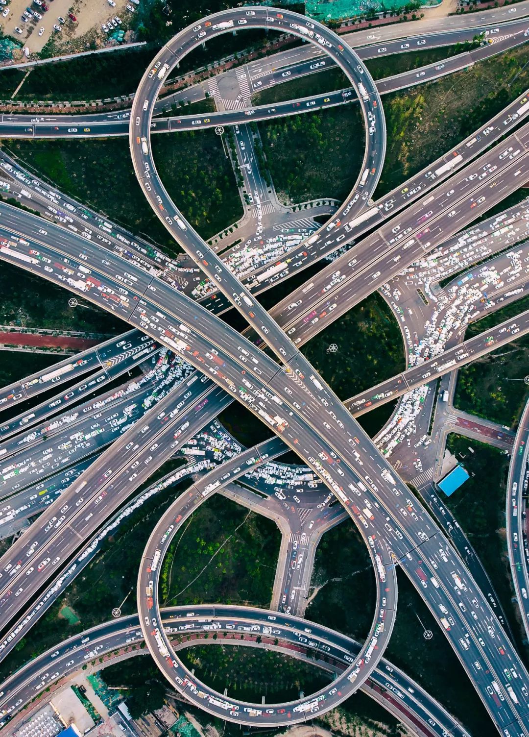 立交桥桩连接,立交桥桥