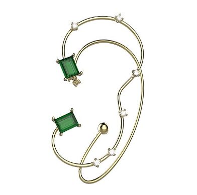 没有耳洞的明星是怎么戴耳环的,明星同款耳夹无耳洞