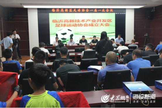 临沂高新区足球运动协会成立王孝东当选第一届足协主席