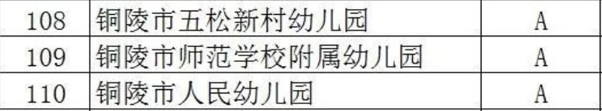 铜陵市一级幼儿园有哪些,铜陵市公立幼儿园名单