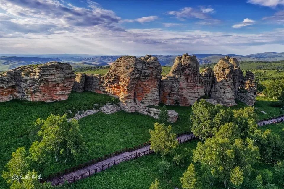 走看看沿途的风景完整版,富蕴县花岗岩地貌