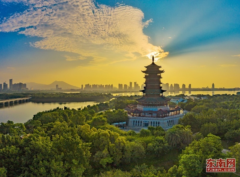 厦门鹭岛风景图,鹭岛全景