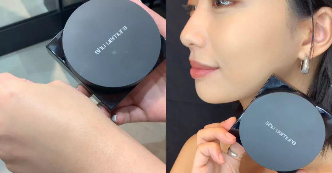 植村秀小方瓶粉底用什么粉扑,植村秀小方瓶气垫试色