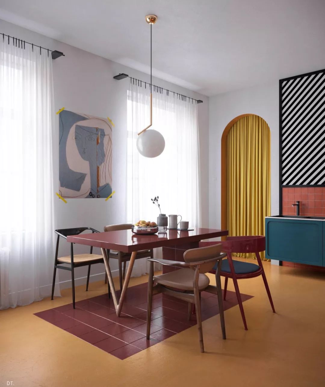 蒙特里安设计师,蒙德里安设计手法